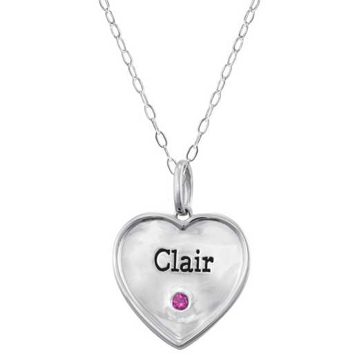 Personalized Heart-Shaped Charm Pendant